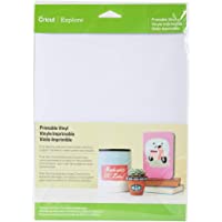 Cricut Lote de 10 Hojas de Vinilo imprimible (21-6 x 27-9 cm)- Multicolor- Talla única